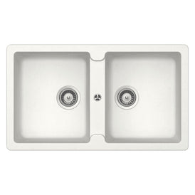 Abey Schock Typos Double Bowl - Alpina-TN200W-blue-leaf-bathware