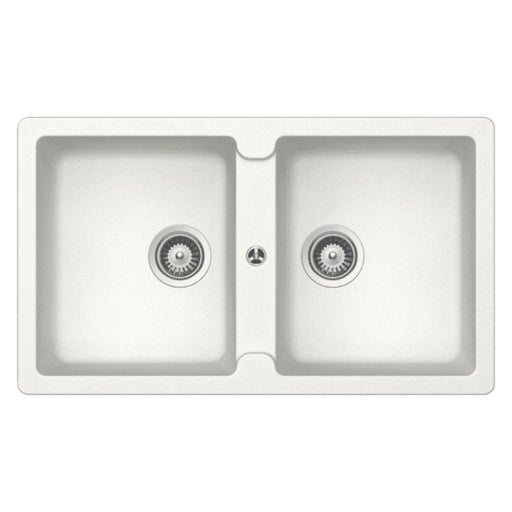 Abey Schock Typos Double Bowl - Alpina-TN200W-blue-leaf-bathware