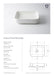 Eight Quarters Wash Basin - Amaroo Small Rectangle White