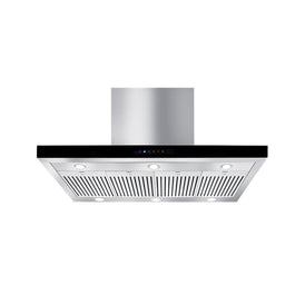 Artusi 120cm Canopy BBQ Range Hood - Black