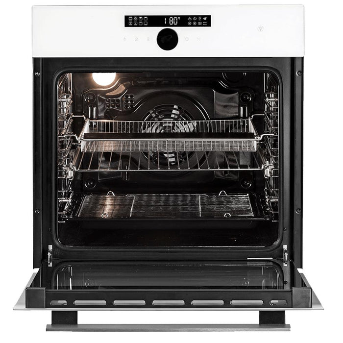 Artusi 60cm Built-in Air Fry Oven - White Glass - Image 2