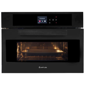 Artusi 60cm Built-in Combi Steam Oven - Matt Black