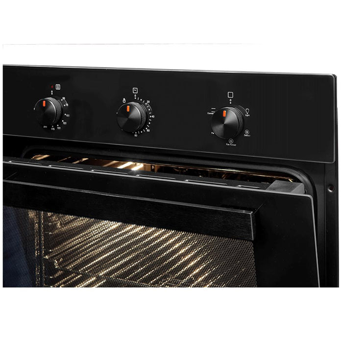 Artusi 60cm Built-in Electric Oven - Black Glass - Image 2