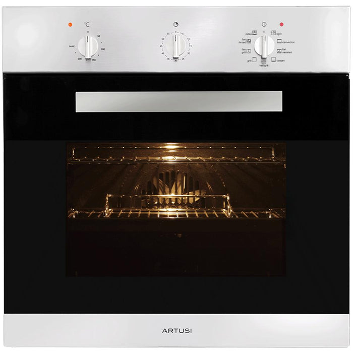 Artusi 60cm Built-in Electric Oven - Stainless Steel