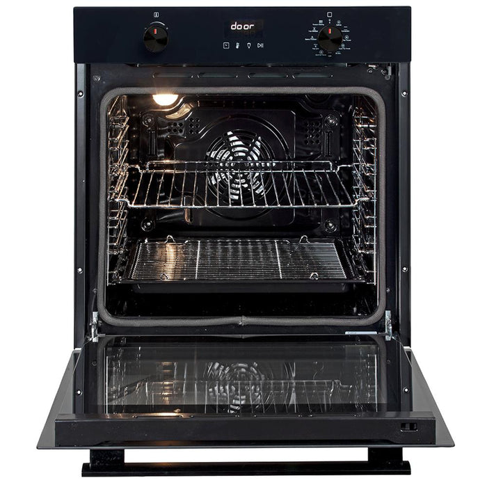 Artusi 60cm Built-in Pyrolytic Oven - Black Glass - Image 3