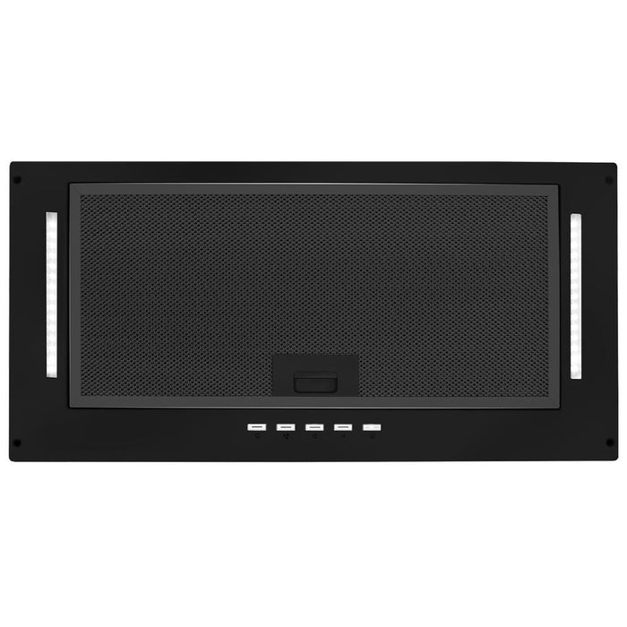 Artusi 60cm Concealed Range Hood - Black