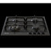Artusi AGH65MB 60cm Gas Cooktop in Matte Black - lifestyle