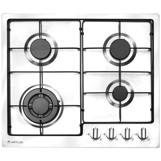 Artusi CAGH600X 60cm Gas Cooktop in Stainless Steel - hero