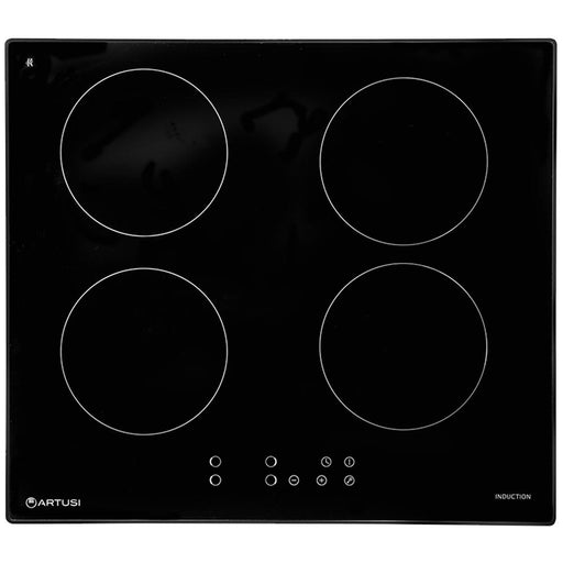 Artusi CAID4PG 60cm Plug-In Induction Cooktop in Black - hero