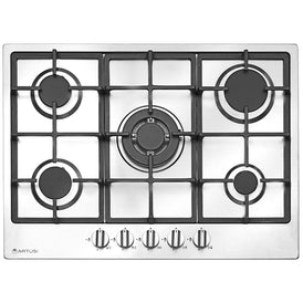 Artusi CAGH75X 70cm Gas Cooktop in Stainless Steel - hero
