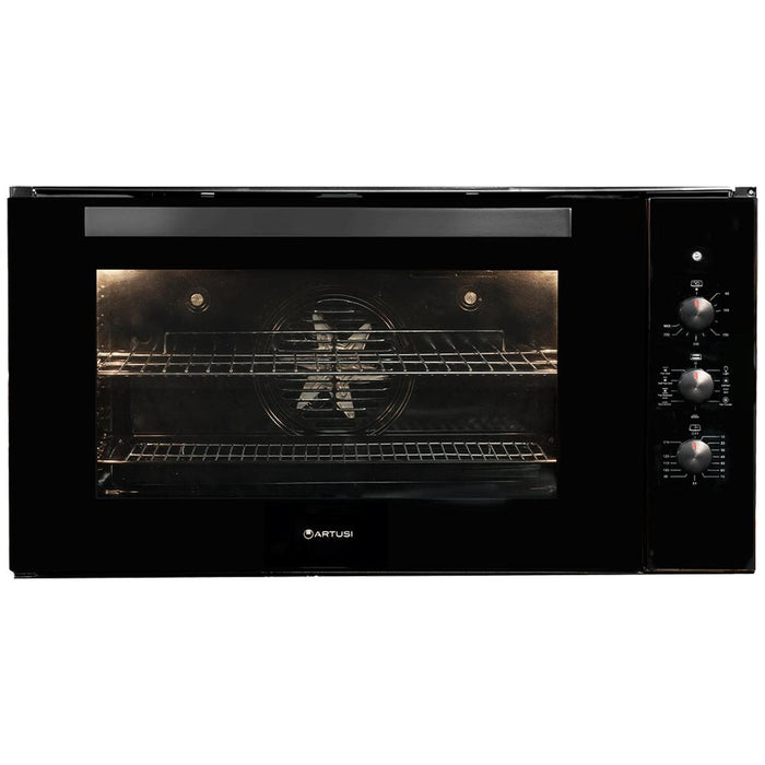 Artusi 90cm Built-in Electric Oven - Black