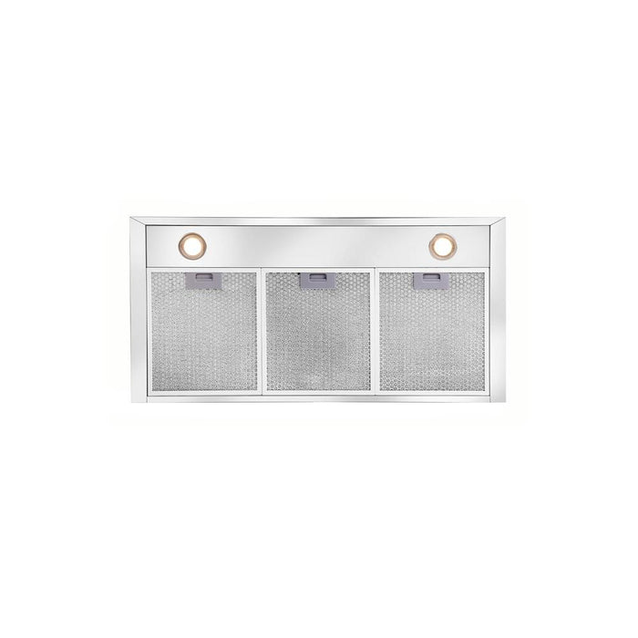 Artusi Canopy Range Hood - 90cm Black Glass - Image 2