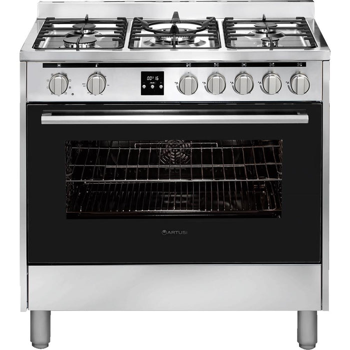 Artusi 90cm Freestanding Cooker - Matt Black