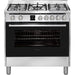 Artusi 90cm Freestanding Cooker - Matt Black