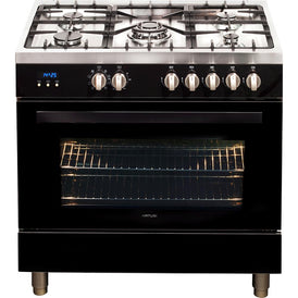 Artusi 90cm Freestanding Range Cooker - Black