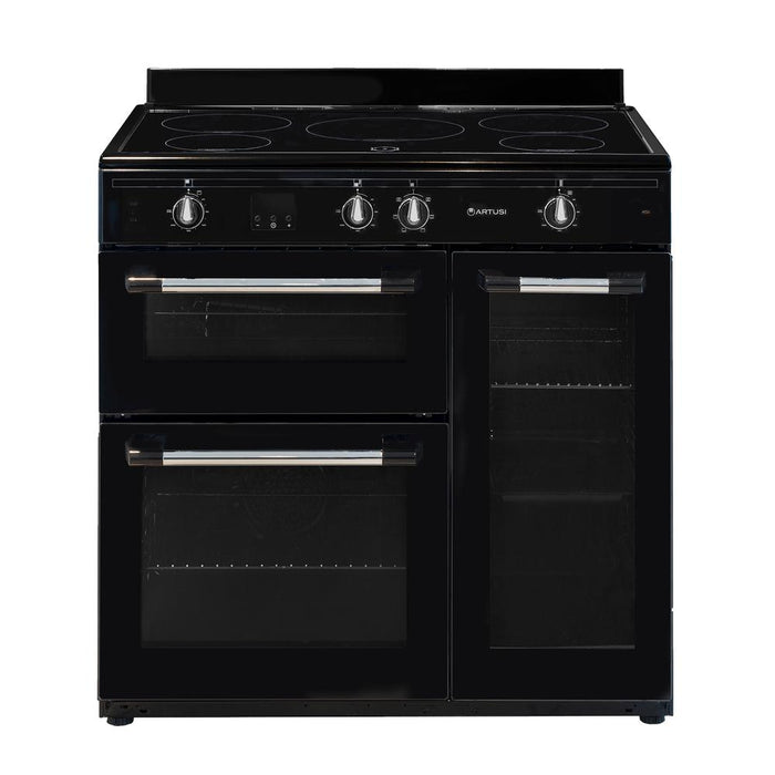 Artusi 90cm Freestanding Range Cooker - Black