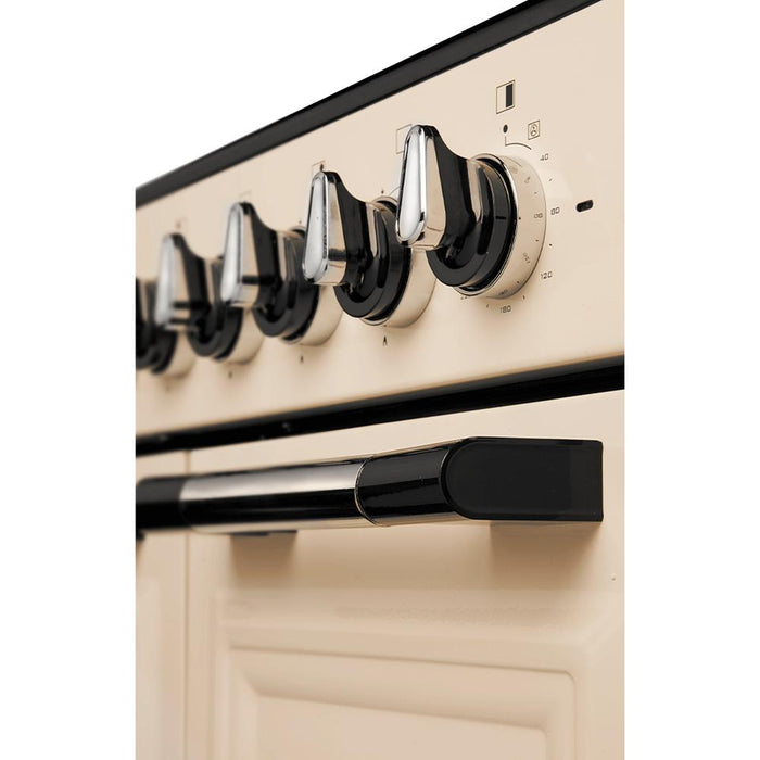 Artusi 90cm Freestanding Range Cooker - Cream - Image 2
