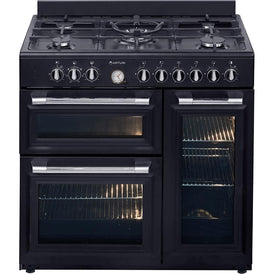 Artusi 90cm Freestanding Range Cooker - Matt Black