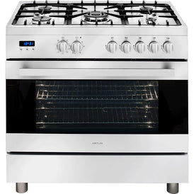 Artusi 90cm Freestanding Range Cooker - Stainless Steel