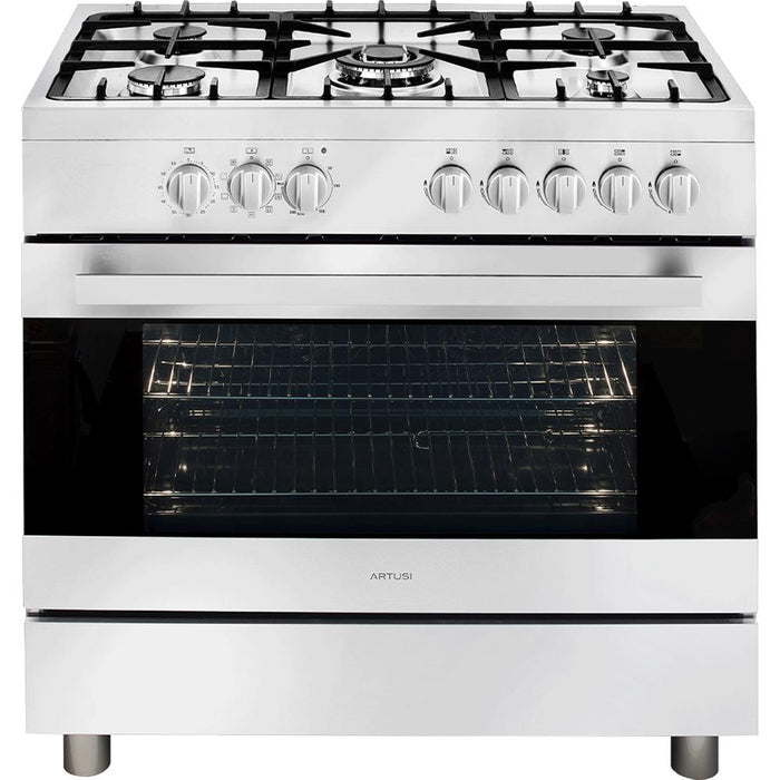 Artusi 90cm Freestanding Range Cooker - Stainless Steel