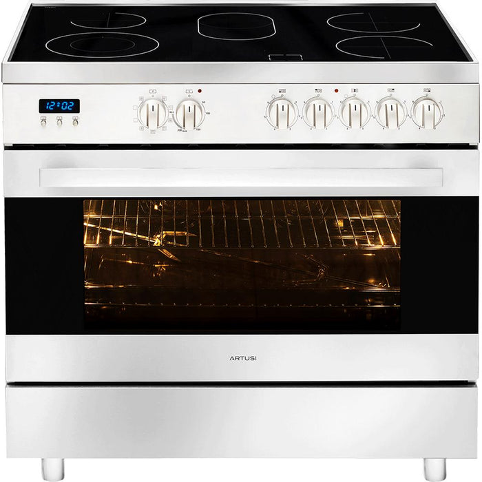 Artusi 90cm Freestanding Range Cooker - Stainless Steel