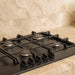 Artusi AGH91MB 90cm Gas Cooktop in Matte Black - lifestyle installed