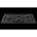 Artusi AGH91MB 90cm Gas Cooktop in Matte Black - angled