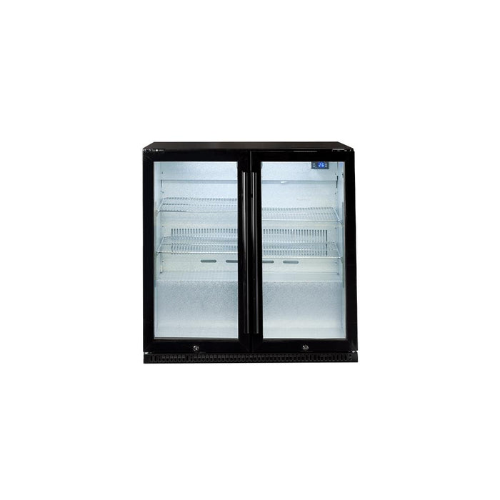 Artusi Double Door Minus 5°C Beverage Centre - Black Glass - Image 3