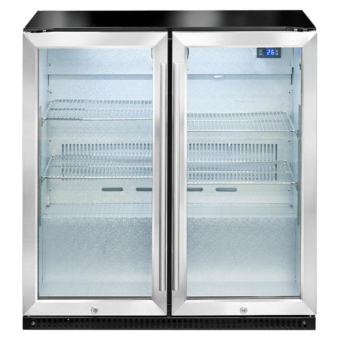 Artusi Double Door Minus 5°C Beverage Centre - Stainless Steel