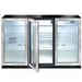 Artusi Triple Door Beverage Centre - Stainless Steel