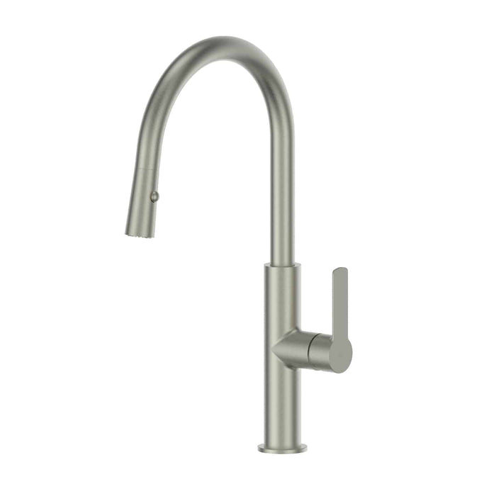 Green Astro II Pull-Down Sink Mixer Brushed Nickel