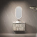 Aulic Beau Monde LED Mirror with Touch-Free Sensor-blue-leaf-bathware