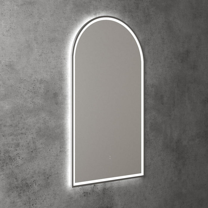 Aulic Canterbury Arch LED Mirror Touch-Free Sensor-LMCAN-500-GM-blue-leaf-bathware