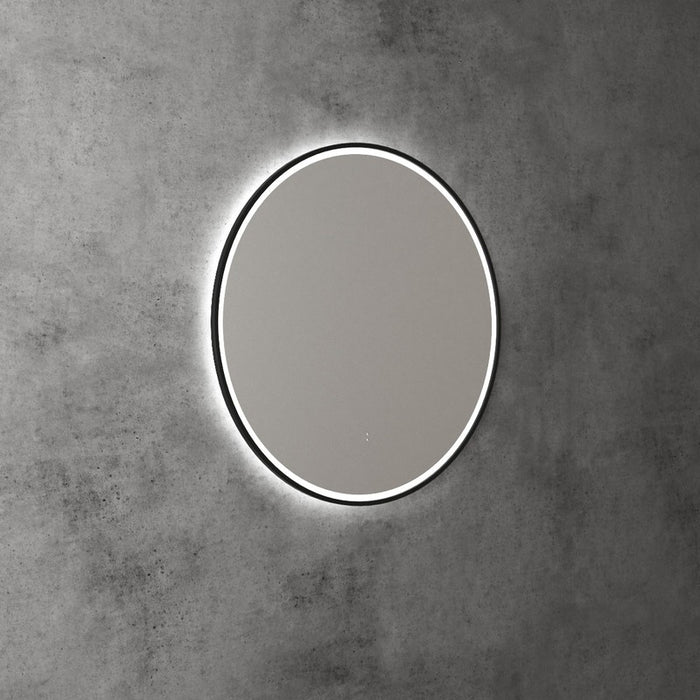 Aulic Windsor 700mm LED Mirror with Touch-Free Sensor-LMWIN-700-MB-blue-leaf-bathware