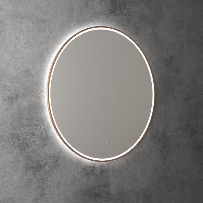 Aulic Windsor 900mm LED Mirror with Touch-Free Sensor-LMWIN-900-BN-blue-leaf-bathware