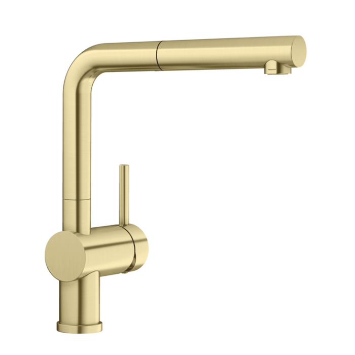 Blanco LINUS S Pull Out Sink Mixer - Satin Gold