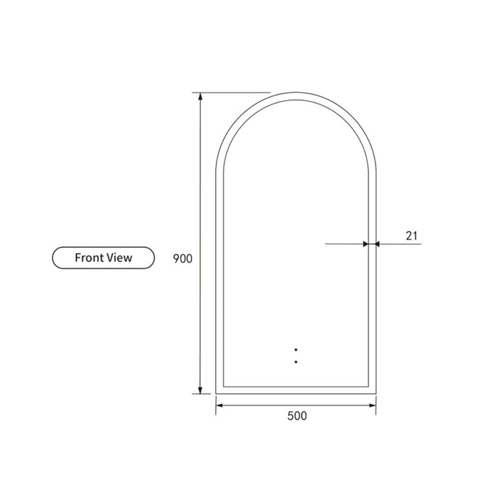 Bailey Arch LED Mirror Frameless