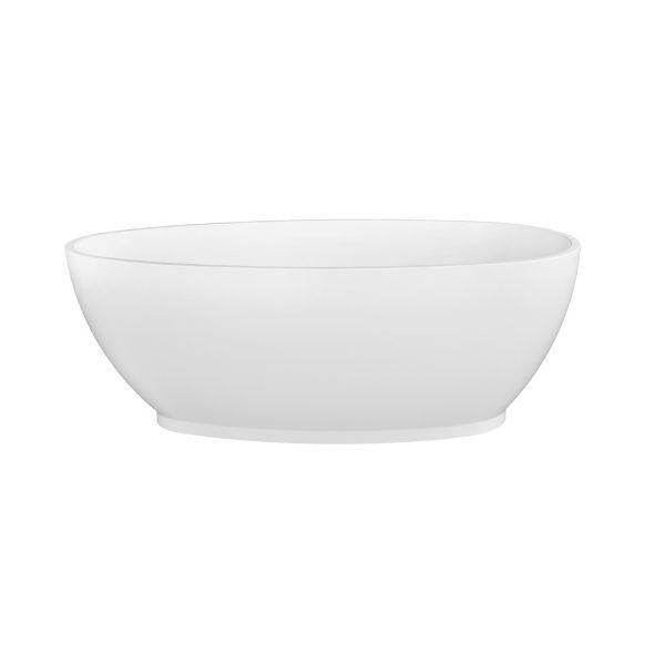 BelBagno Aveo Freestanding Bath 1700mm - White-BB1740-blue-leaf-bathware