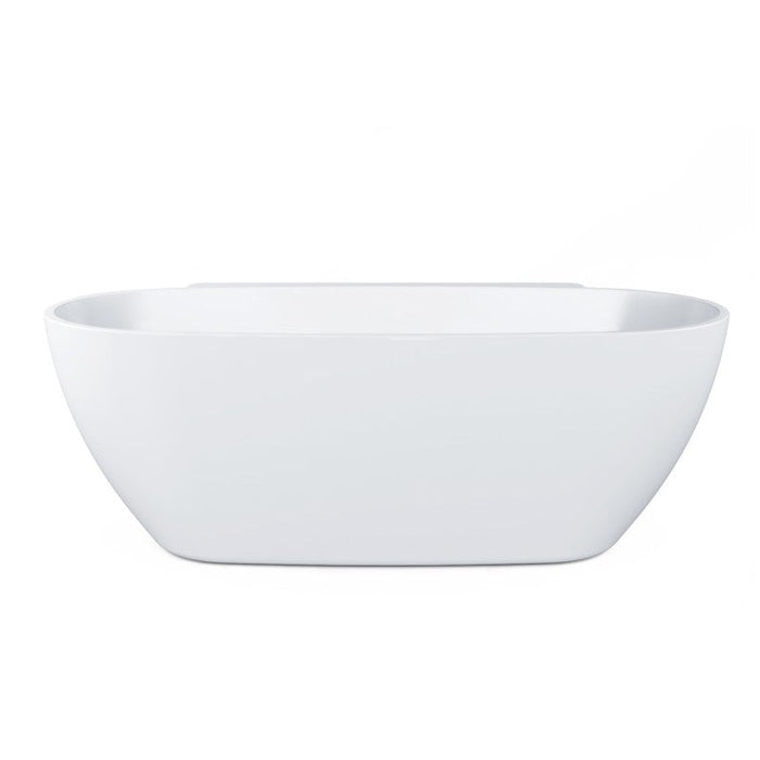 Belbagno Palermo Back to Wall Bath Tub-blue-leaf-bathware