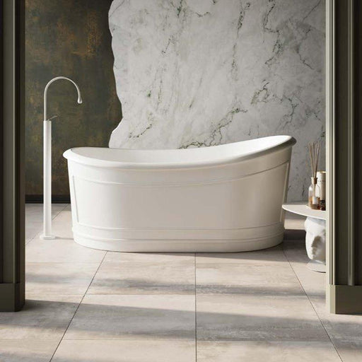 Belbagno Ritz 1675mm Freestanding Bath Tub-blue-leaf-bathware