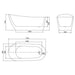 Belbagno Romano Freestanding Bath Tub-blue-leaf-bathware