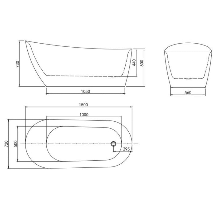 Belbagno Romano Freestanding Bath Tub-blue-leaf-bathware