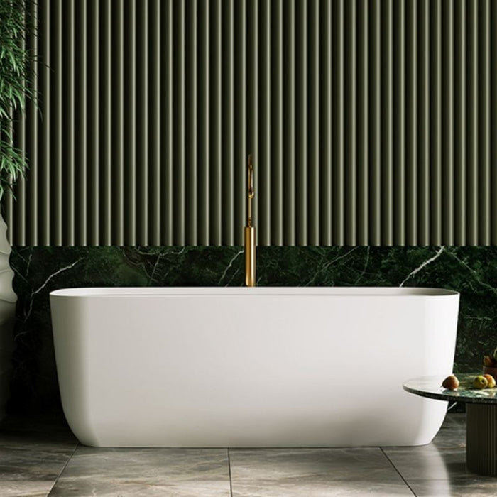 Belbagno Terriccio Freestanding Bath Tub - Matte White-blue-leaf-bathware