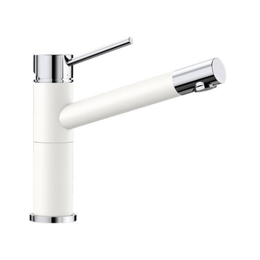 Blanco ALTA Silgranit Single Lever Mixer Tap - White-519363-blue-leaf-bathware