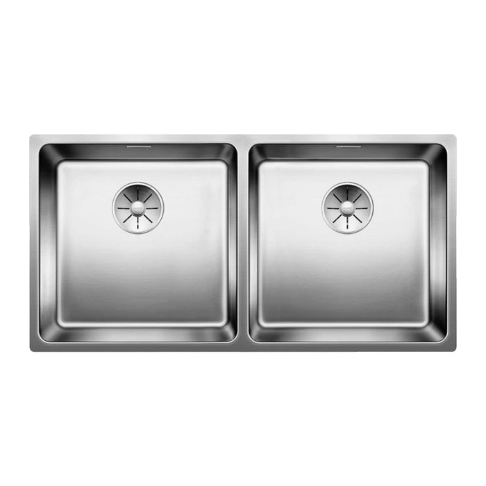 Blanco ANDANO 400/400-U Double Bowl Undermount Sink-526894-blue-leaf-bathware