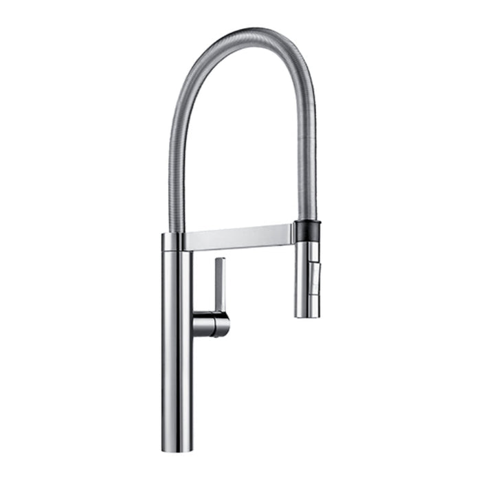 Blanco CULINA Single Lever Mixer Tap w/ Flexi Arm - Brushed Chrome-519367-blue-leaf-bathware