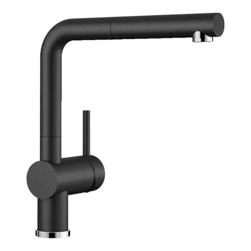 Blanco LINUS S Pull Out Sink Mixer - Black-526150-blue-leaf-bathware