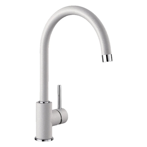 Blanco MIDA XL Single Lever Mixer Tap - White-526135-blue-leaf-bathware