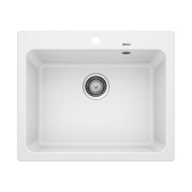 Blanco NAYA 6 Single Bowl Inset Sink - White-526826-blue-leaf-bathware