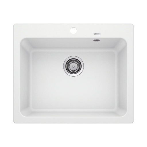 Blanco NAYA 6 Single Bowl Inset Sink - White-526826-blue-leaf-bathware